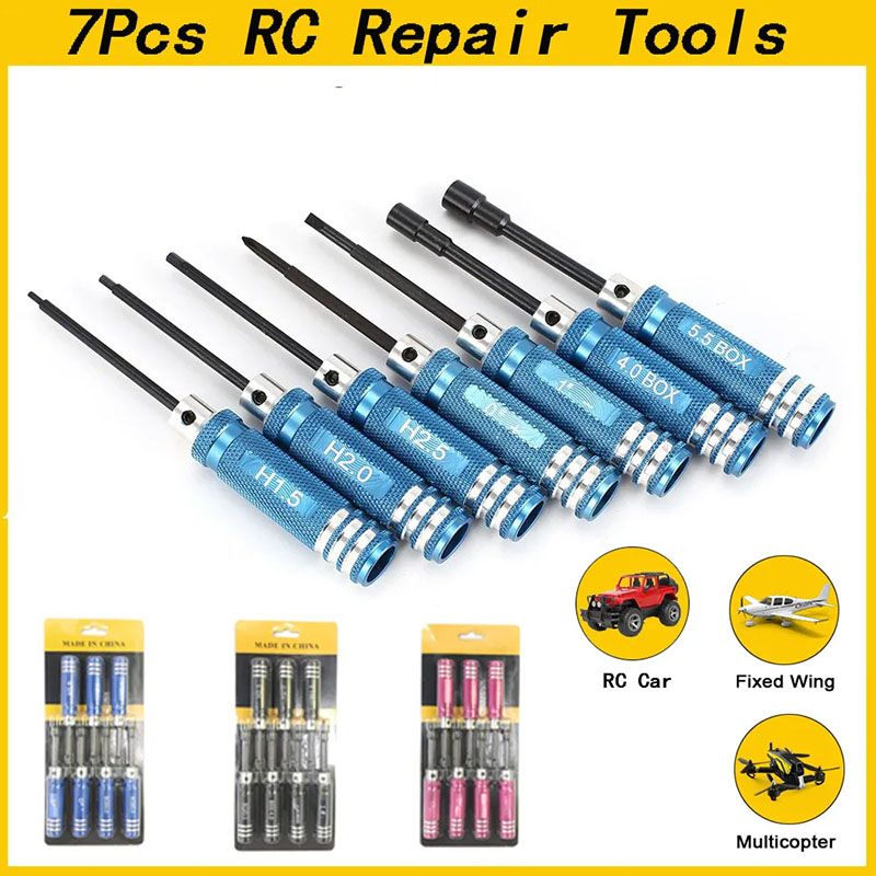 Fpv Drone Tool Kit - 7 Parça 1.5 2.0 2.5mm RC