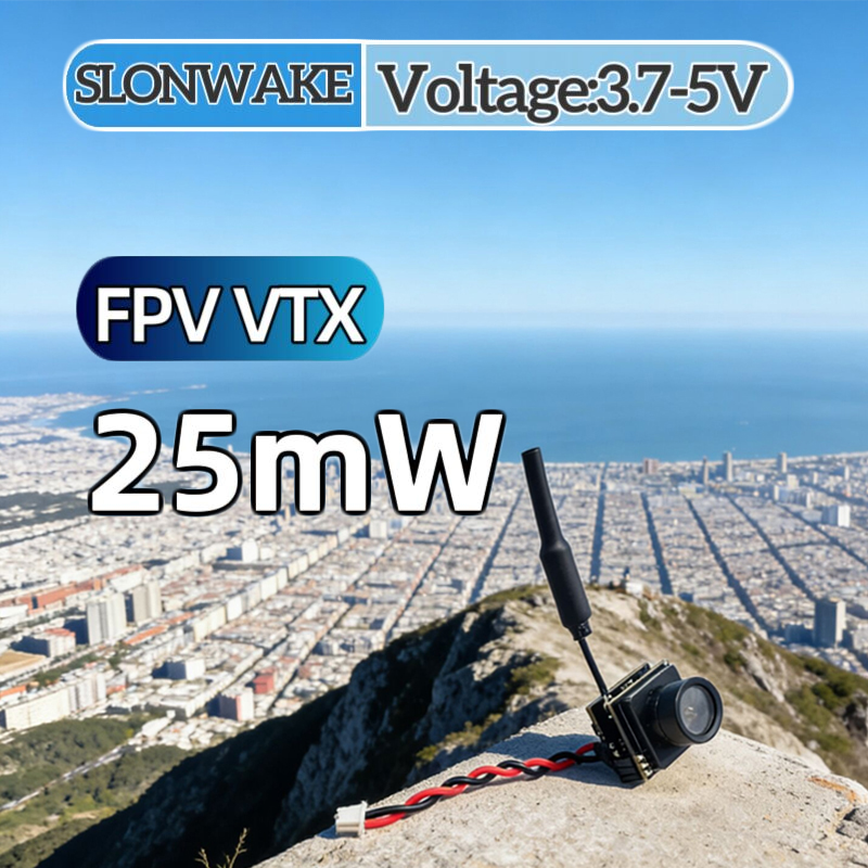 Fpv Drone Transmitter - SLONWAKE FPV 25mW güç simülasyonu VTX