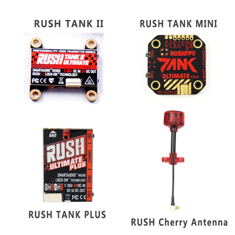 Fpv Drone Transmitter - RUSH TANK Ultimate II/Mini/ PLUS/solo VTX