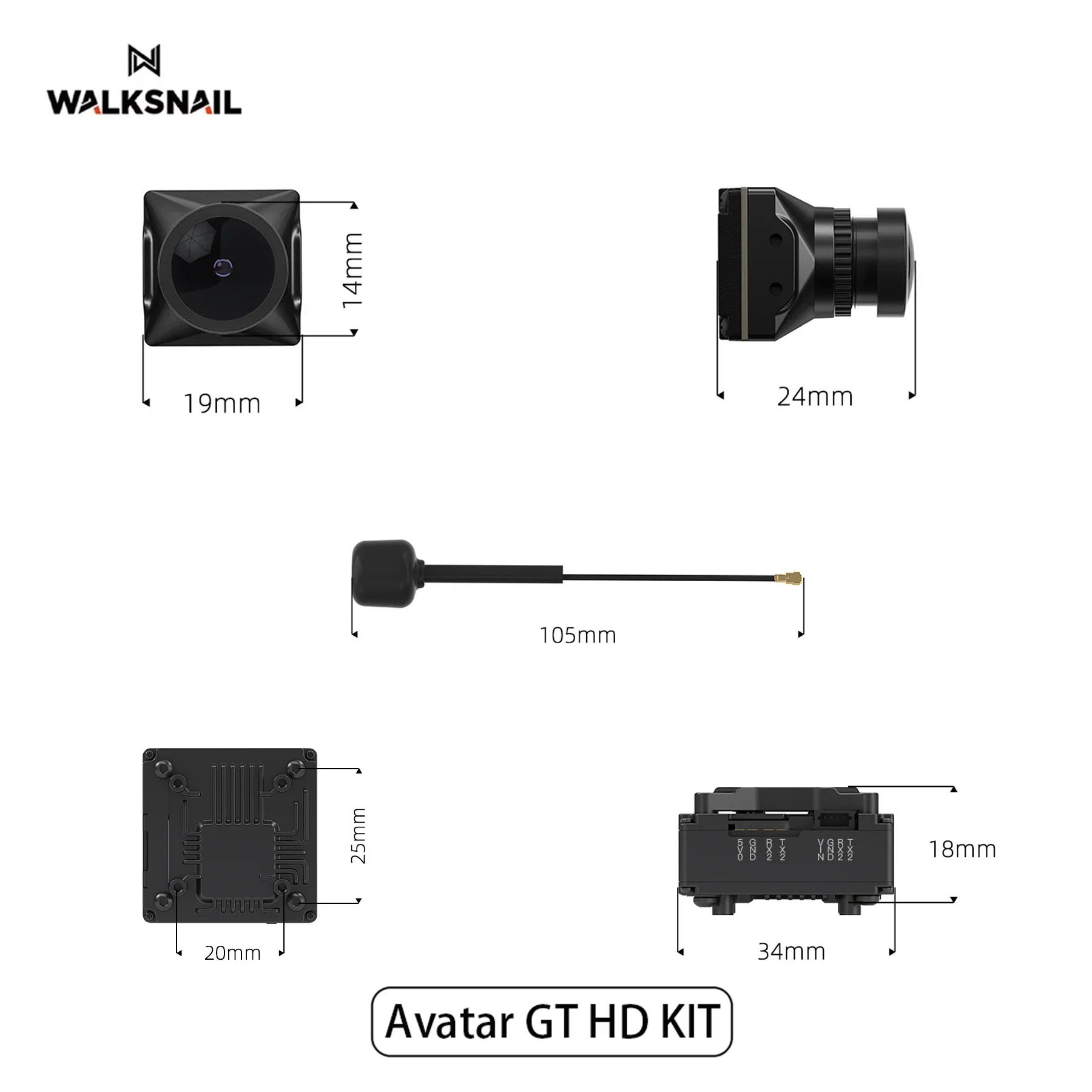 Walksnail Avatar GT HD KIT 2W  - Fpv Drone Kit incelemesi ve fiyatı