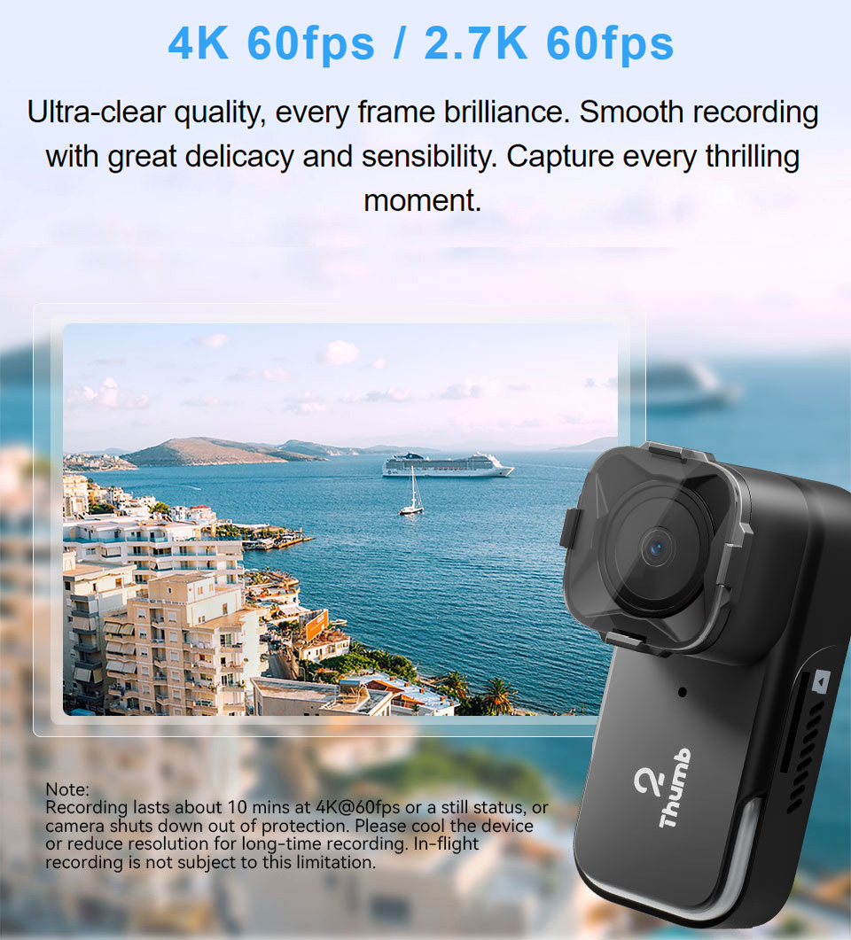 Yeni Sürüm RunCam Thumb 2 4K 2 - Fpv Drone Camera incelemesi ve fiyatı