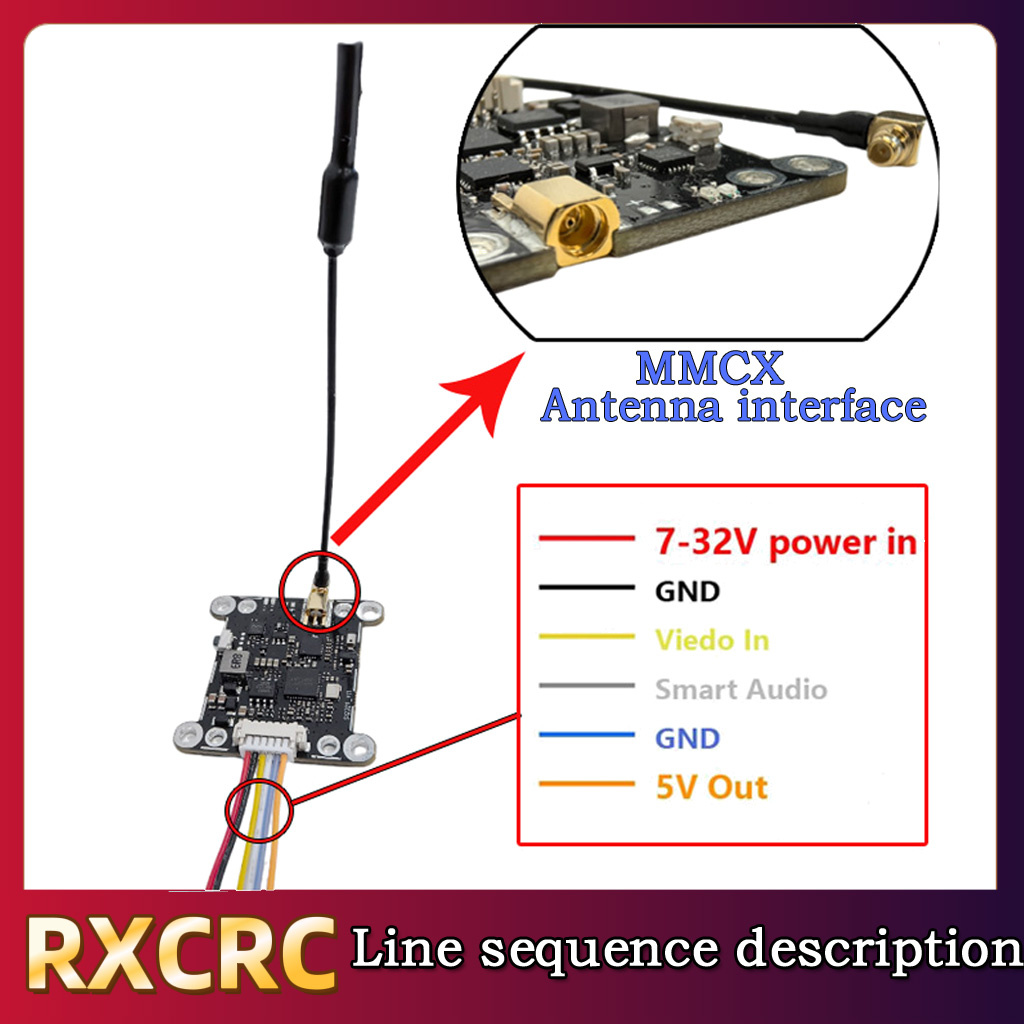 RXCRC 5.8G Modülü 48CH 1.6W VT - Fpv Drone Frame incelemesi ve fiyatı