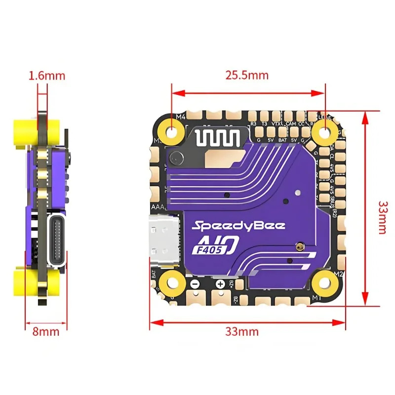 SpeedyBee F405 AIO Uçuş Kontro - Fpv Drone Flight Controller incelemesi ve fiyatı