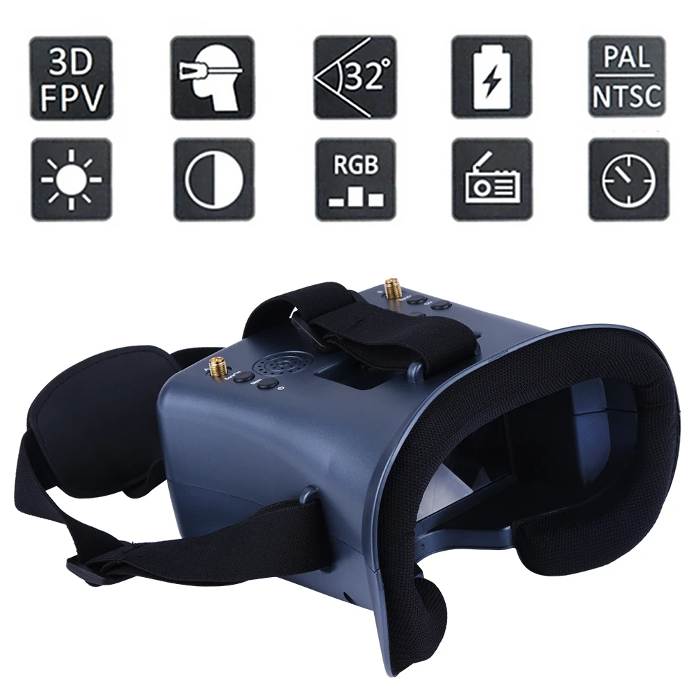 5.8G 40CH 4.3 Inç 800*480 Vide - Fpv Drone Goggles incelemesi ve fiyatı